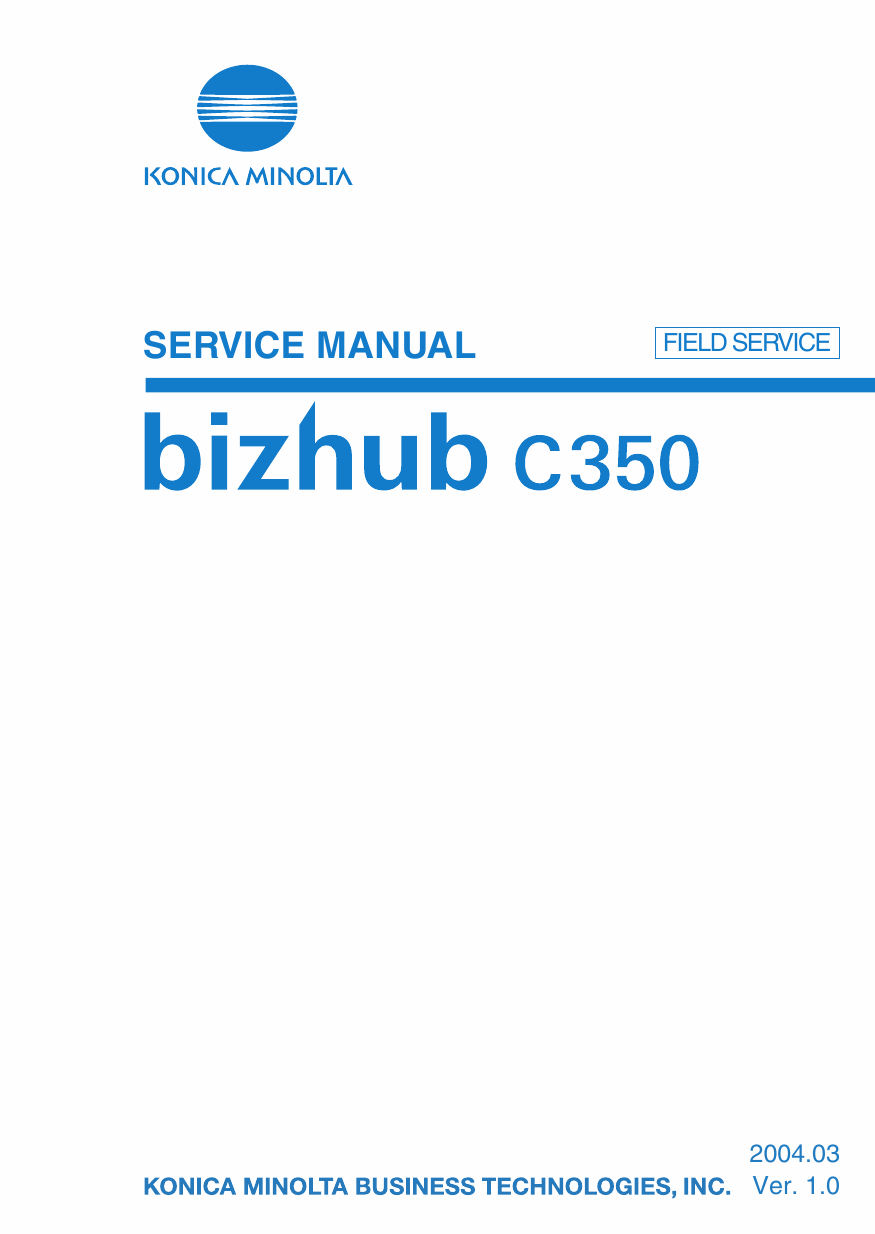 Konica-Minolta bizhub C350 FIELD-SERVICE Service Manual-1